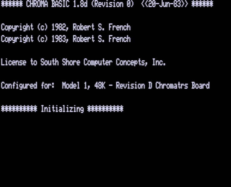 Screen shot